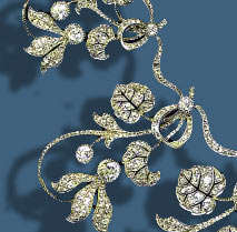 Faberge Gold and Diamond Cyclamen Tiara | Nobel historic Jewelry royal jewels| Duke of Westminster