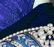 the westminster tiara,Chaumet Platin Kokoschnik mit blauem Email aus der  Collection des Herzogs von Westminster