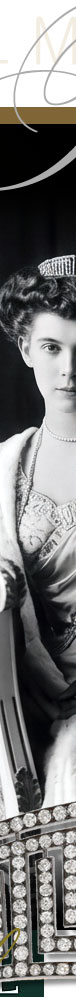 Countess Ottilie von Faber-Castell�s Greek Key Diamond Tiara

Countess Ottilie von Faber-Castell, n�e Baroness von Faber, is shown wearing a short diamond tiara in a classical Greek key, or meander, design. The jewel is set with approximately 28 carats of old mine-cut diamonds in silver and gold and dates from around 1900, possibly from the period of her marriage.

This compact style of tiara was particularly fashionable at the turn of -wedding Baroness  Ottilie von Faber and Count Faber Castell,worn by Mariella Ahrens - when marrie count patrick Faber-Castell,diamond tiara,diamond diadem,diamond meander tiara,greek key diamond tiara,faber castell tiara,diamond diadem,gr�fin faber castell tiara,gr�fin Faber Castell,nobel german,german nobel family,diamonds,historic jewels,nobel wedding,Meander Diamond Tiara |Countess Ottilie von Castell R�denhausen|Gr�fin Faber Castell | German Noble Familyr ,tiara,diadem,krone,diamanten,greek keytiara,meander tiara,jewel,schmuck, diamant,diamonds,jewels,jewelry,imperial jewels,tiaras,royal tiaras,royalty,toyal jewellery,maeander tiaras,german royalty,greek key tiaras bridal tiara