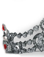 Koenigin Juliana mit herrlichem Rubinschmuck