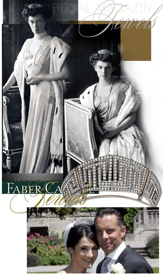 Countess Ottilie von Faber-Castell’s Greek Key Diamond Tiara
Meander Diamond Tiara |Countess Ottlie von Castell Rüdenhausen|Gräfin Faber Castell | German Noble Family
 